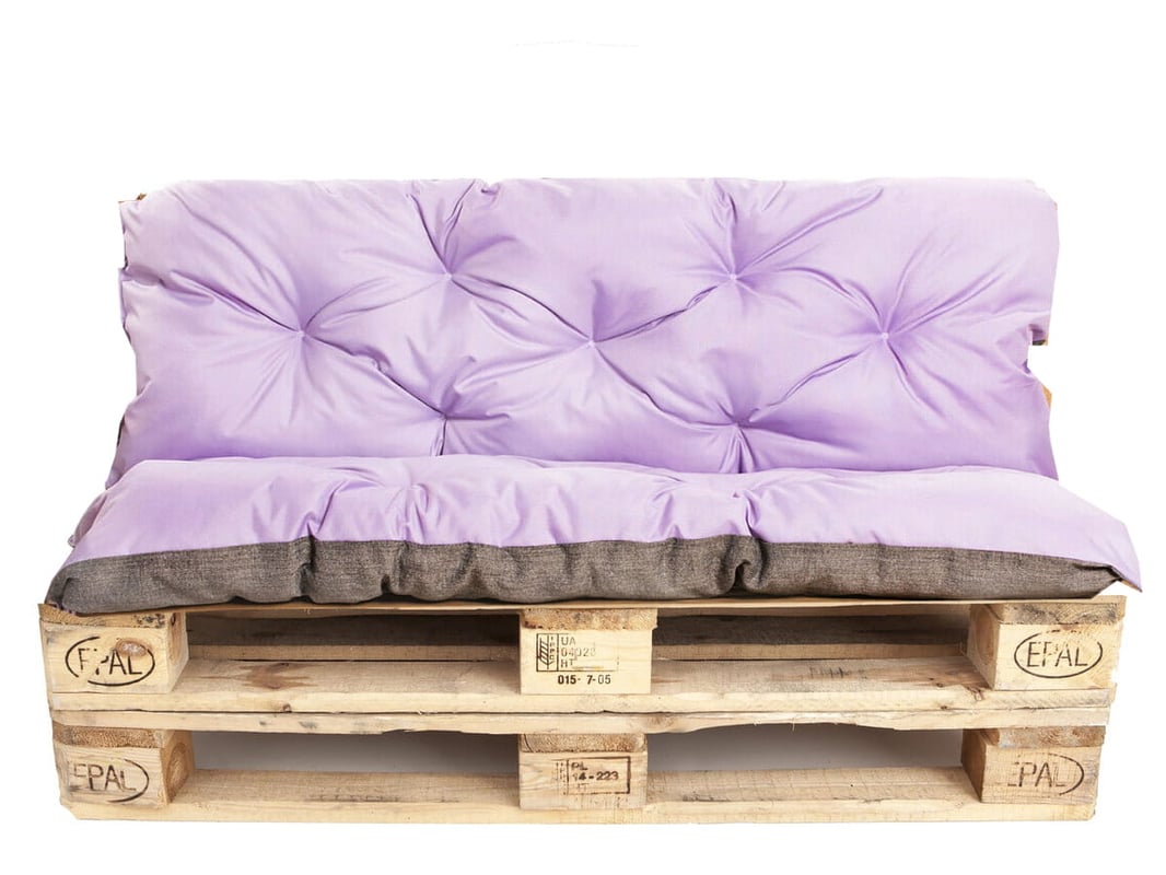 Poduszka na palety 120x60 Siedzisko/Oparcie 120x50cm poduszka na palety Fioletowa Poduszka ne moble ogrdowe poduszka na meble z palet