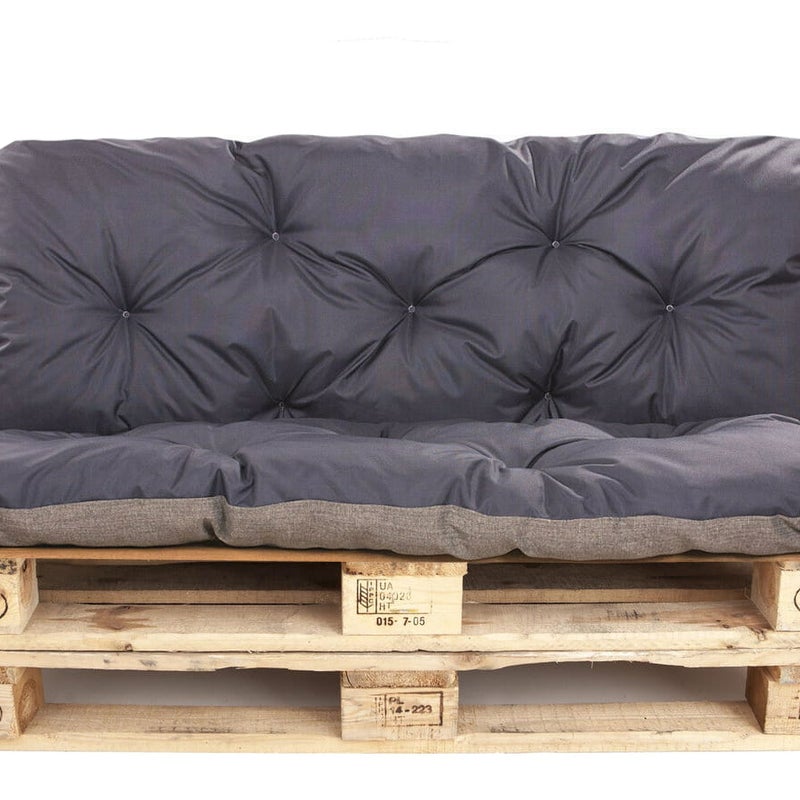 Poduszka na palety 120x50 Siedzisko/Oparcie 120x40cm poduszka na palety Niebieskia Poduszka na meble z palet poduszka ne moble ogrdowe