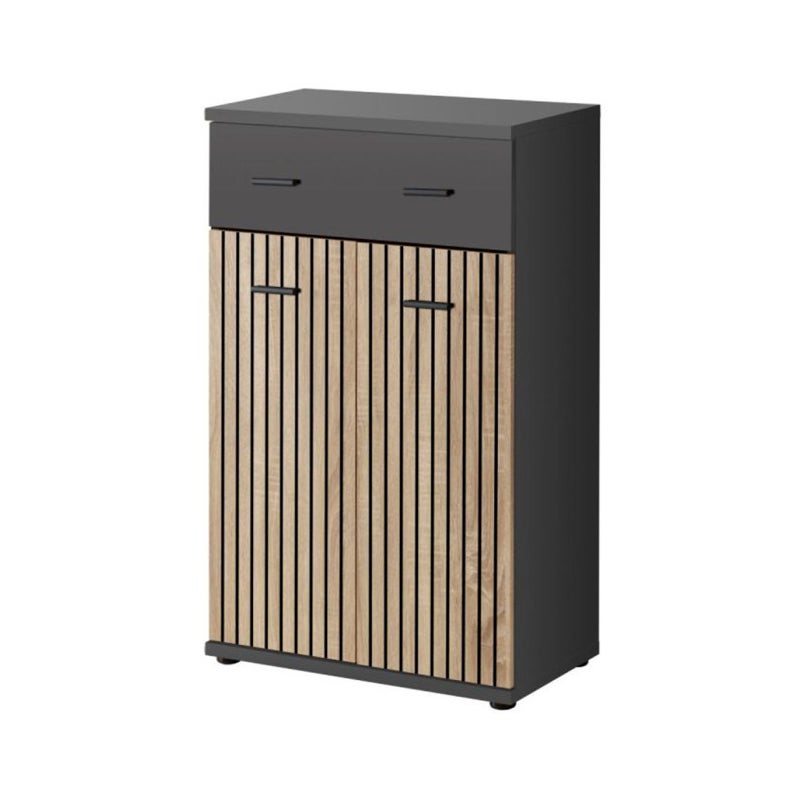 Komoda MARCO 60 antracyt/dąb artisan