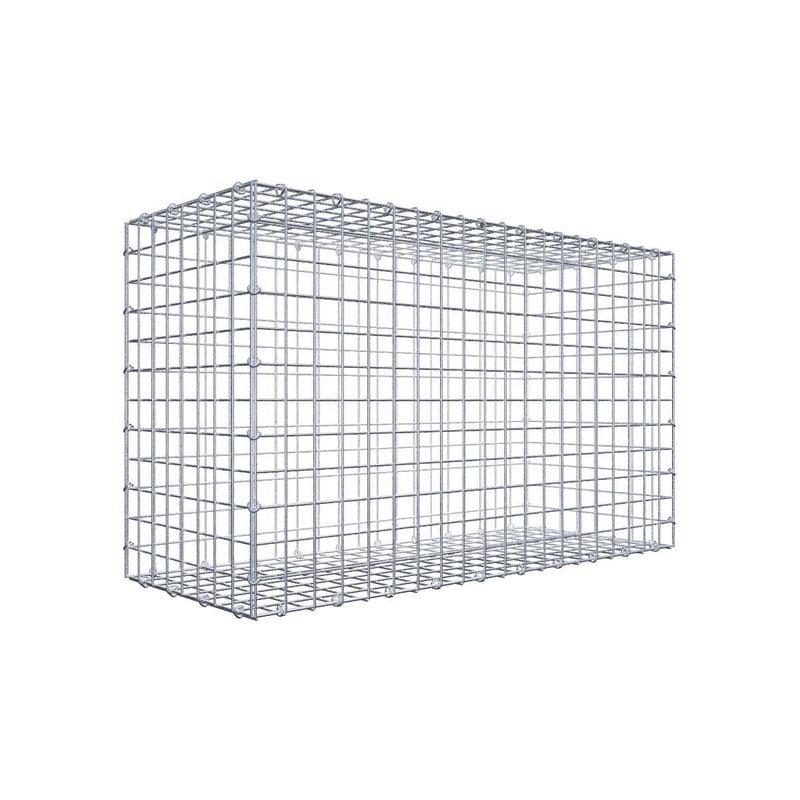 Gabion 100 cm x 60 cm x 40 cm (dł. x wys. x gł.), rozmiar oczka 5 cm x 5 cm, pierścień typu C