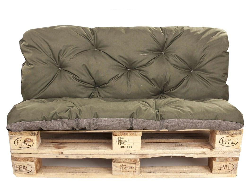 Poduszka na palety 120x60 Siedzisko/Oparcie 120x60cm poduszka na palety Zielona Poduszka ne moble ogrdowe poduszka na meble z palet