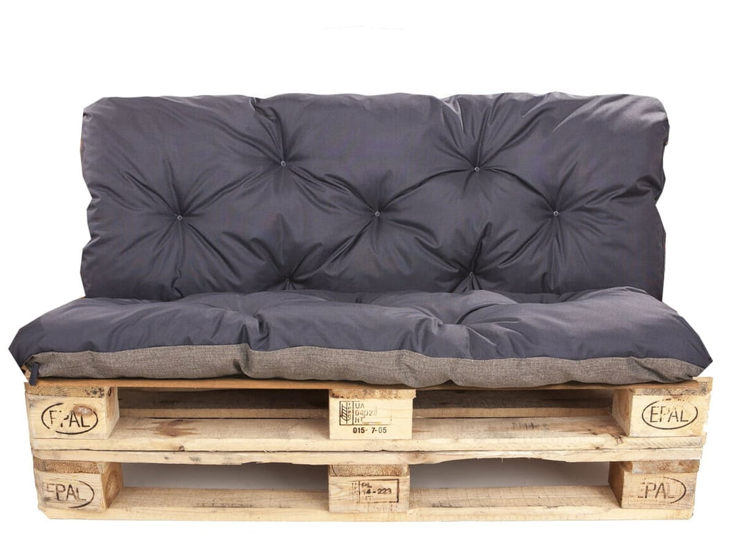 Poduszka na palety 120x50 Siedzisko/Oparcie 120x40cm poduszka na palety Niebieskia Poduszka na meble z palet poduszka ne moble ogrdowe