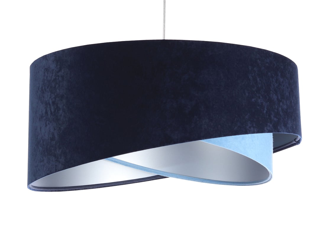 Lampa wisząca THUNDERCLOUD BLUE granatowa/srebrna