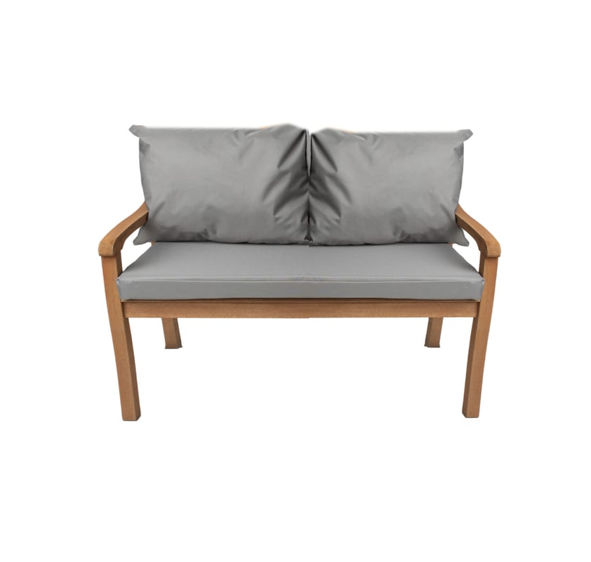 Poduszka ogrodowa na ławkę 120x60x7cm/2x50x56cm Poduszka na ławkę Szara poduszka na meble ogrodowe Wygodne poduszki na sofę na patio i werandy