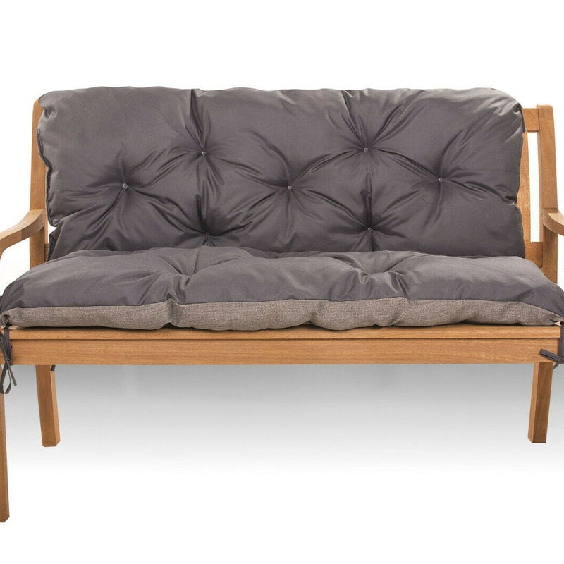 Zestaw poduszek na meble z palet 120x60 Siedzisko-Oparcie 120x40cm poduszki na palety Antracyt poduszki na palety ogrodowe poduszki na meble