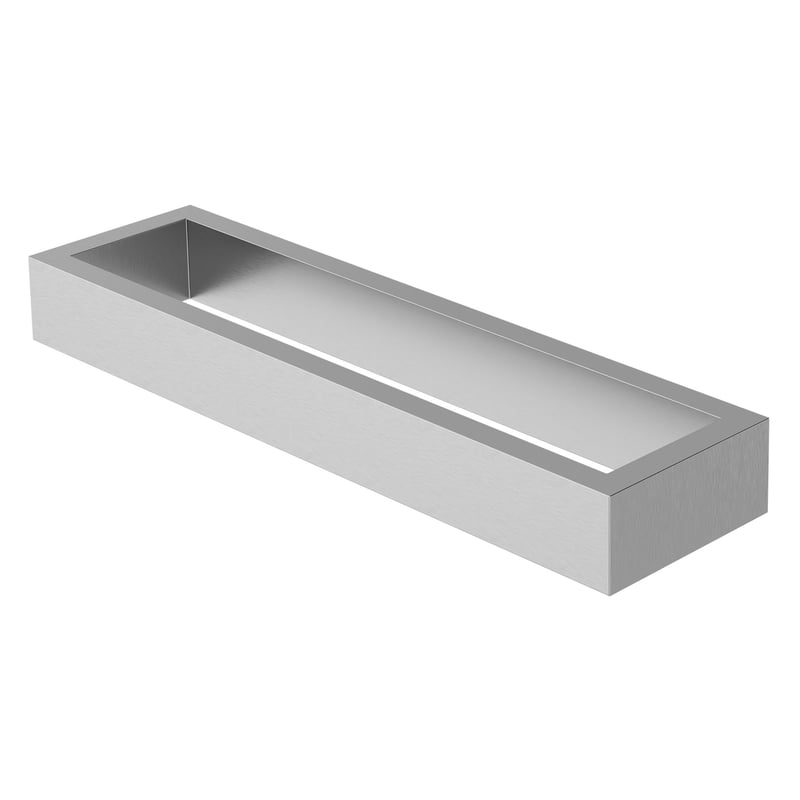 ML-Design wieszak na reczniki bez wiercenia 26 cm, srebrny, wykonany ze stali nierdzewnej, montaz scienny, samoprzylepny wieszak na reczniki do