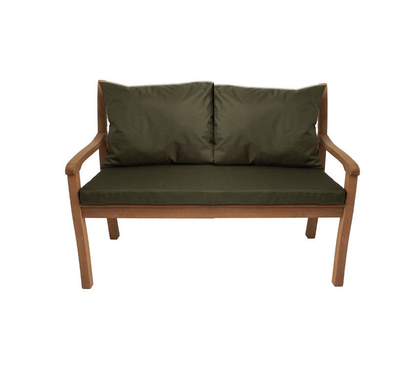 Poduszka ogrodowa na ławkę 120x60x7cm/2x50x56cm Poduszka na ławkę Zielona poduszka na meble ogrodowe Wygodne poduszki na sofę na patio i werandy
