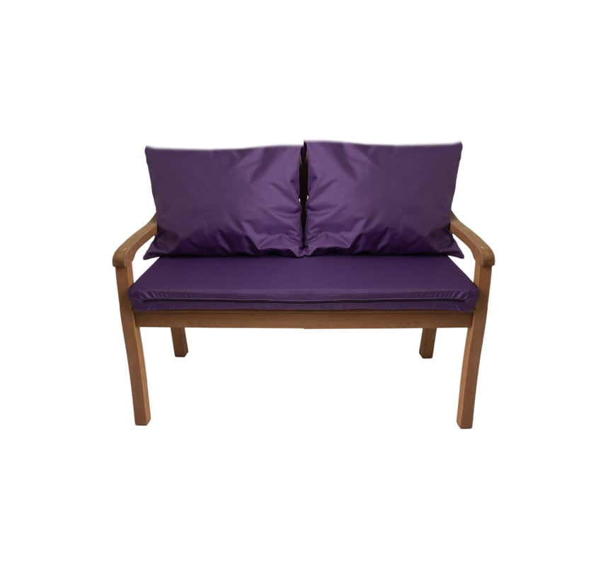 Poduszka ogrodowa na ławkę 100x50x50cm Poduszka na ławkę Fioletowa poduszka na meble ogrodowe Wygodne poduszki na sofę na patio i werandy