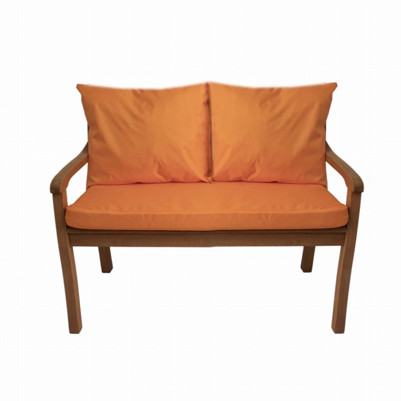 Poduszka ogrodowa na ławkę 130x60x7cm/2x50x56cm Poduszka na ławkę Pomarańczowa poduszka na meble ogrodowe Wygodne poduszki na sofę na patio i werandy