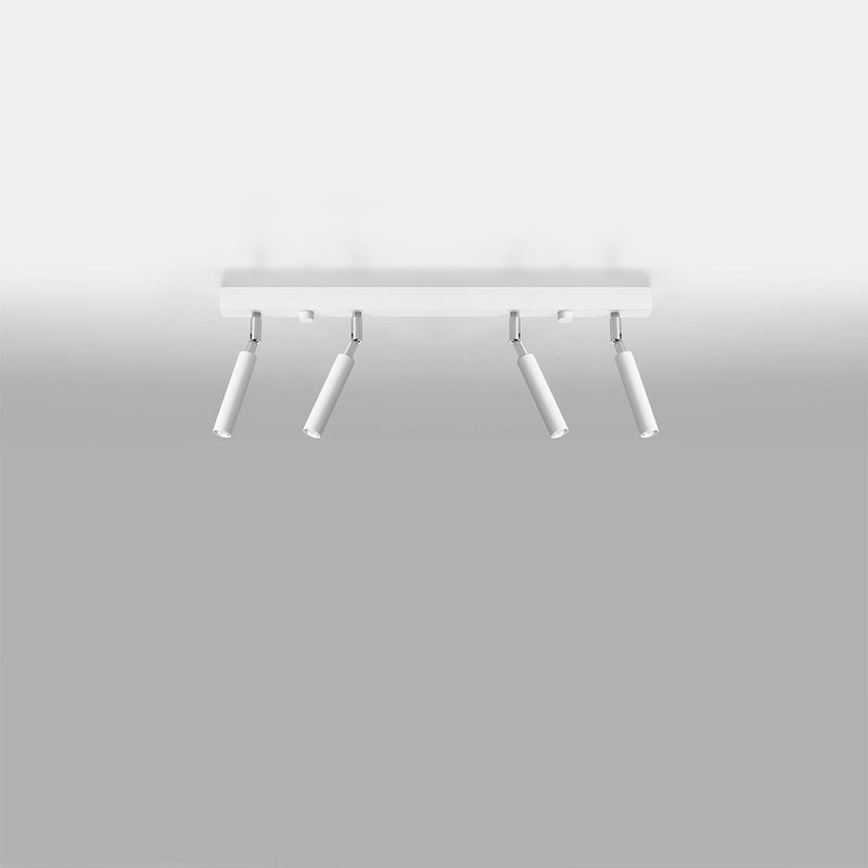 Plafon EYETECH 4 biały, nowoczesny - 60x3x20cm Sollux