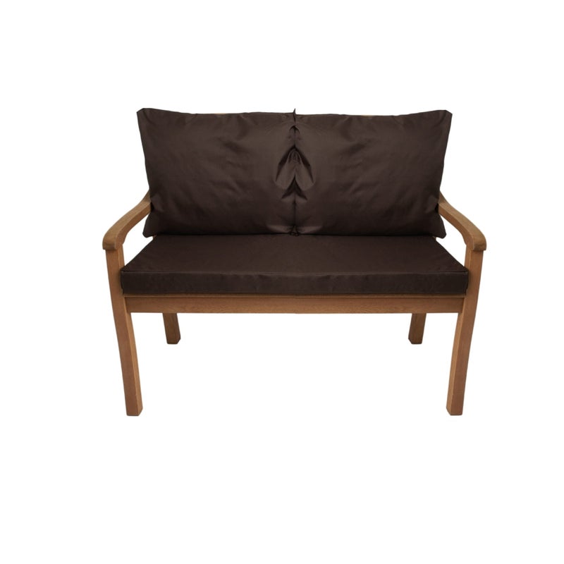 Poduszka ogrodowa na ławkę 100x50x50cm Poduszka na ławkę Brązowa poduszka na meble ogrodowe Wygodne poduszki na sofę na patio i werandy