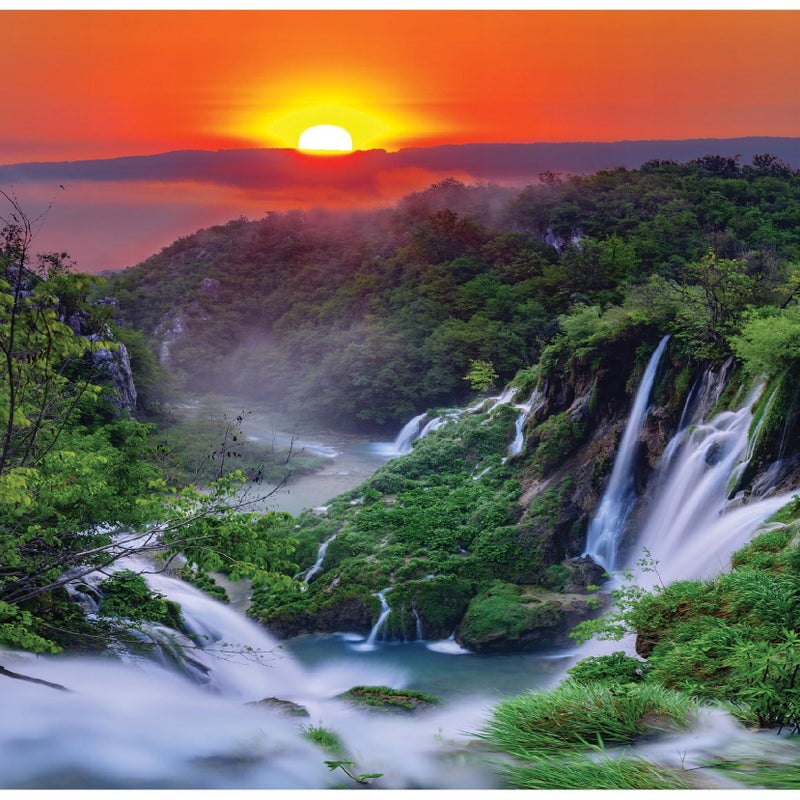 Fototapeta Wodospad Krajobraz Natura 400x280 cm Tapeta Do Sypialni Salonu Kuchni Na Flizelinie
