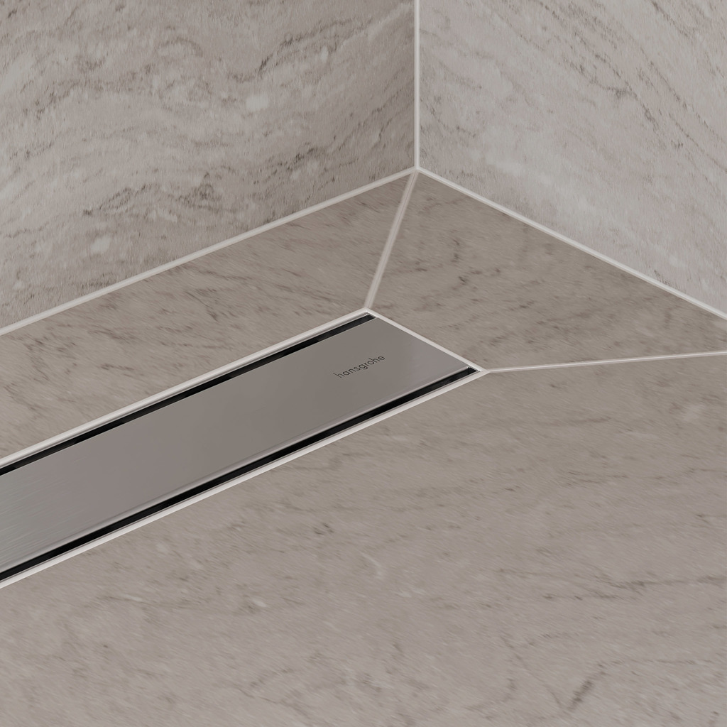 Hansgrohe RainDrain odpływ prysznicowy 70 cm liniowy stal szlachetna szczotkowana 56186800 - Wysyłka w 24h