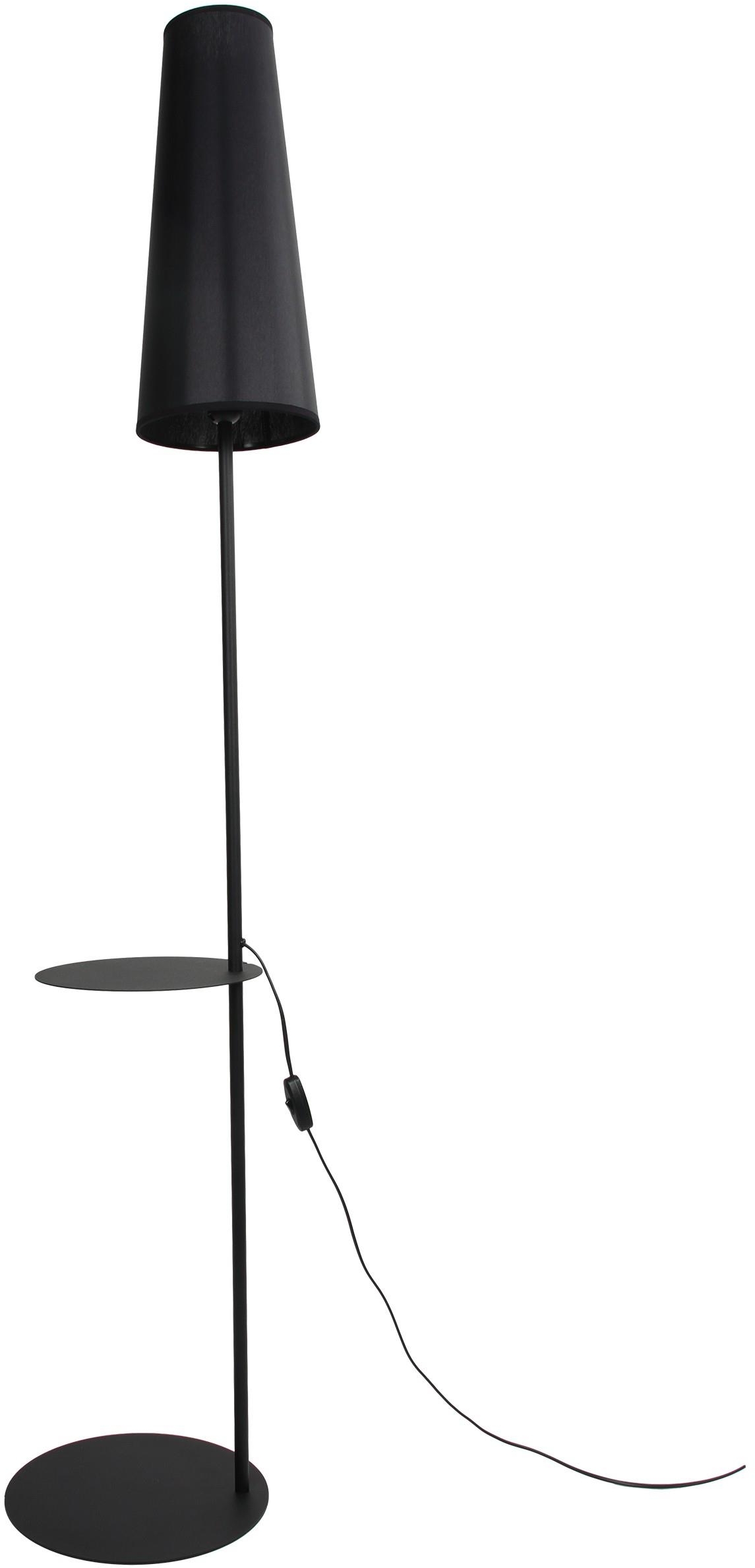 TK Lighting Zing lampa stojąca 1x15W czarny 5959