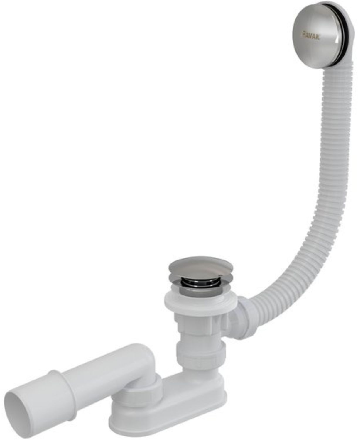 Ravak syfon wannowy click-clack z przelewem chrom X01377 - Wysyłka w 24h