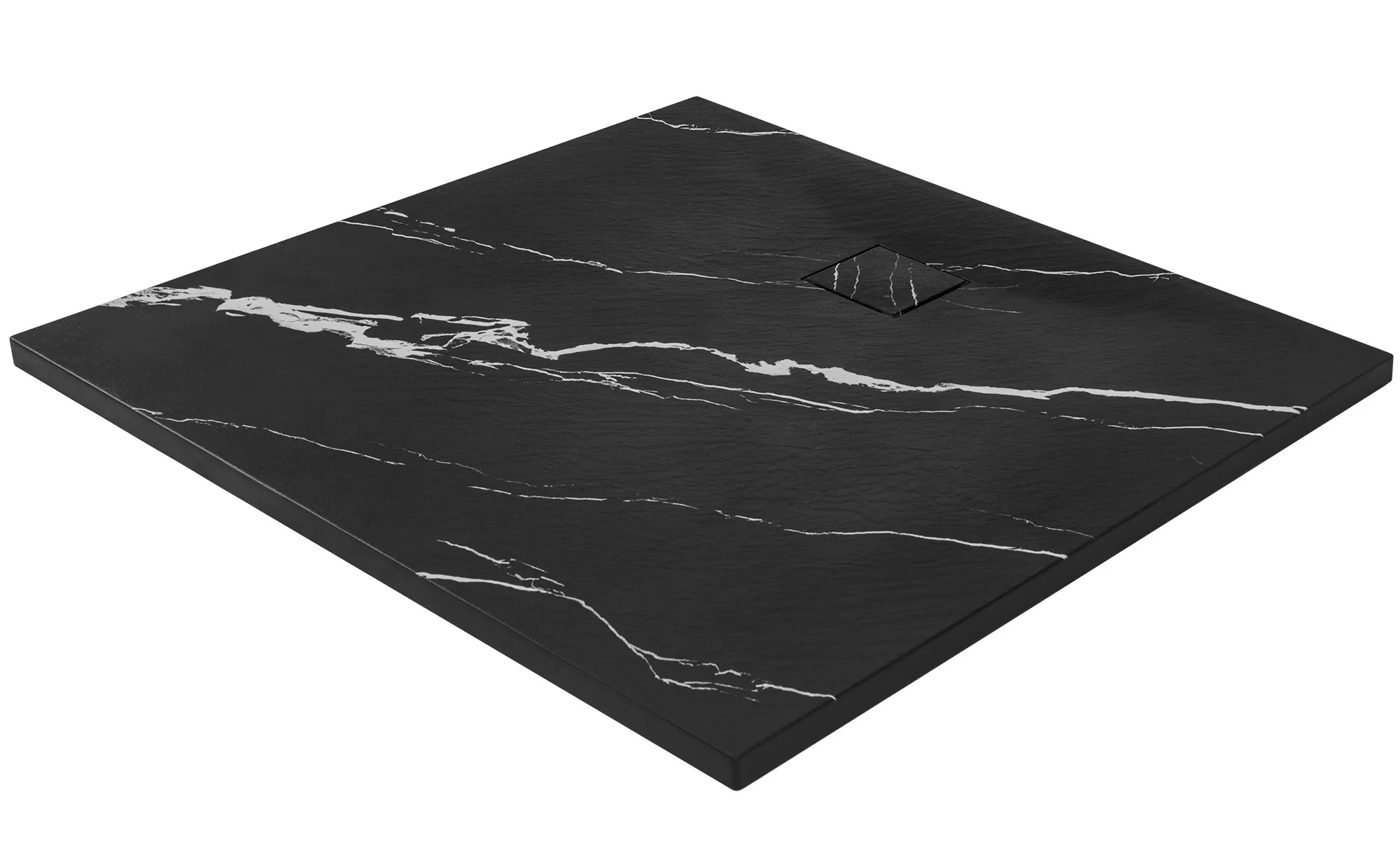 Rea Magnum brodzik kwadratowy 90x90 cm czarny REA-K7008