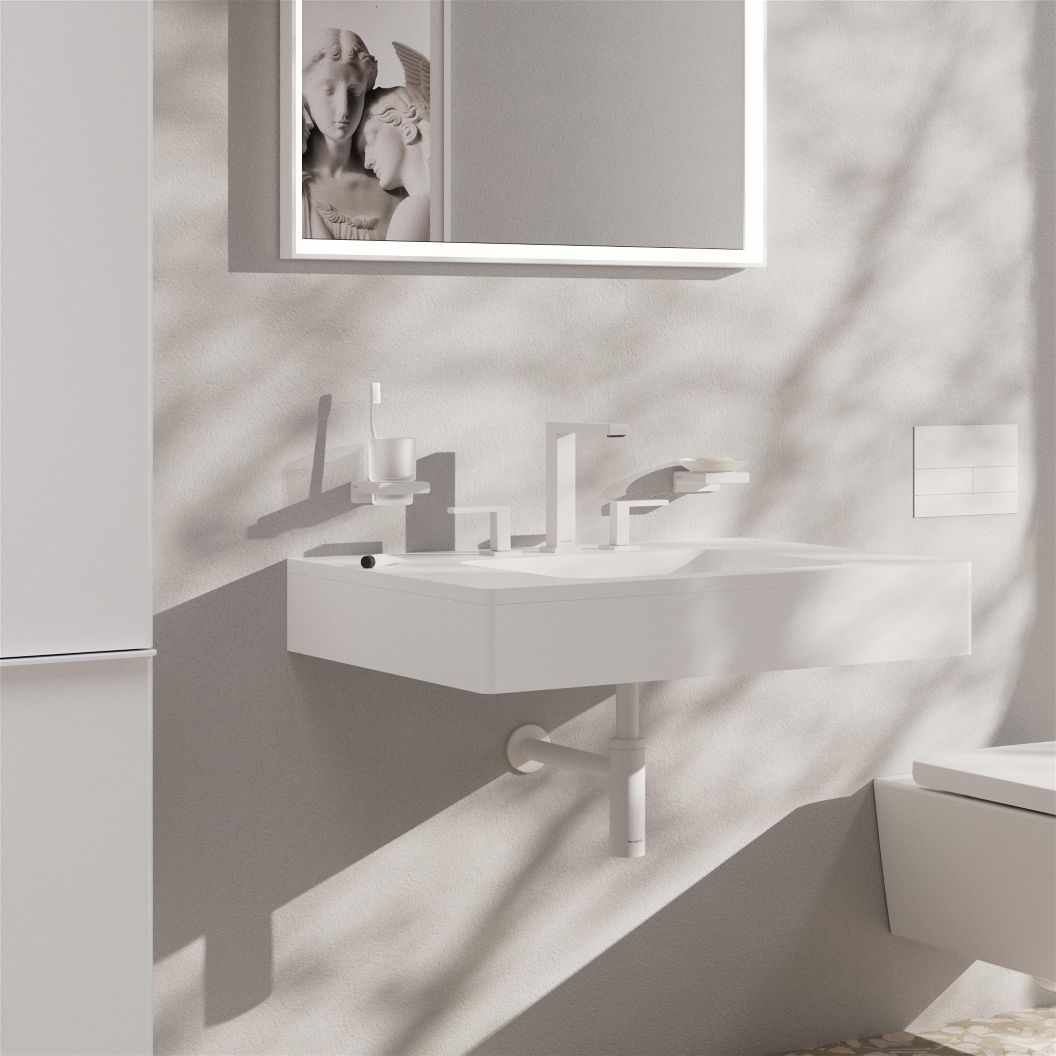 Hansgrohe Tecturis E bateria umywalkowa stojąca biała 73030700