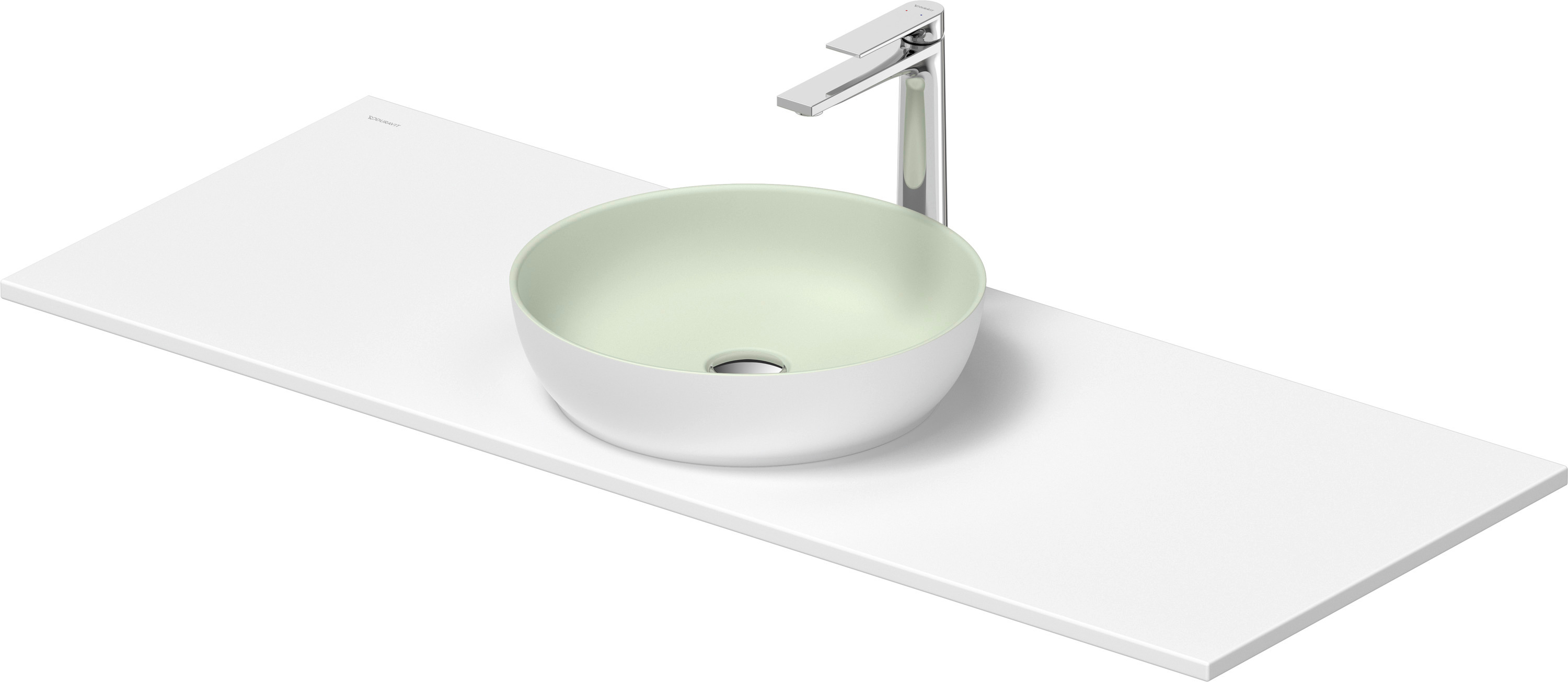 Duravit Sivida umywalka z konsolą 128 cm białą 268015FG00