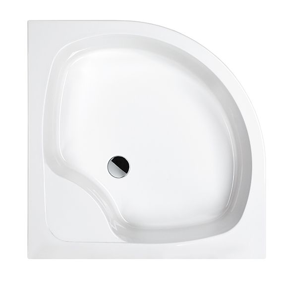Sanplast Fris brodzik półokrągły 90x90 cm biały 615-330-0630-01-000 - Wysyłka w 24h