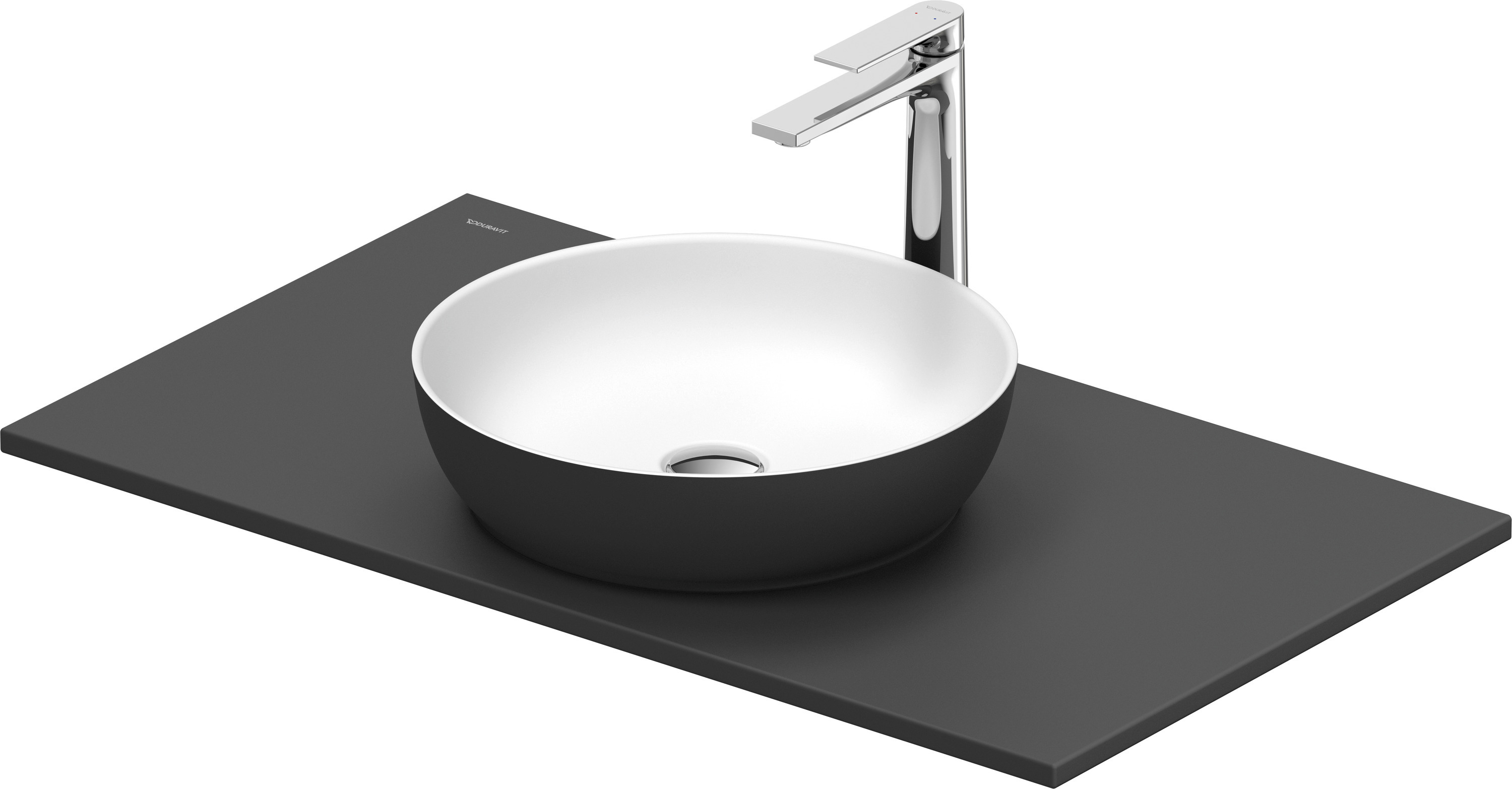 Duravit Sivida umywalka z konsolą 88 cm szarą 268013FI00
