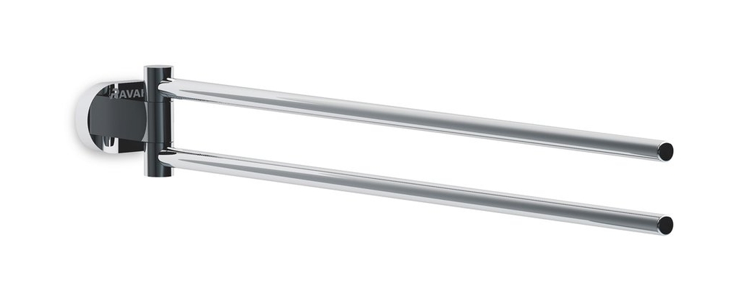 Ravak Chrome CR 340.00 wieszak na ręcznik dwuramienny chrom X07P319