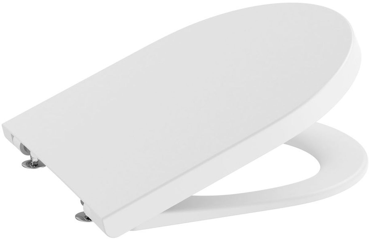 Roca Inspira Round Compacto deska sedesowa wolnoopadająca biały mat A80152C62B