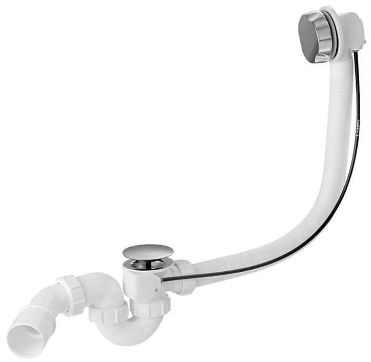 Cersanit syfon wannowy automatyczny chrom S904-004 - Wysyłka w 24h