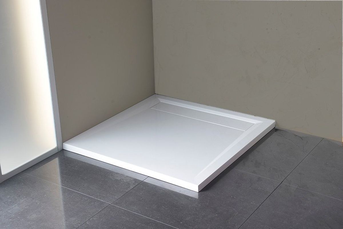 Polysan Arena brodzik 90x90 cm kwadratowy biały 71601