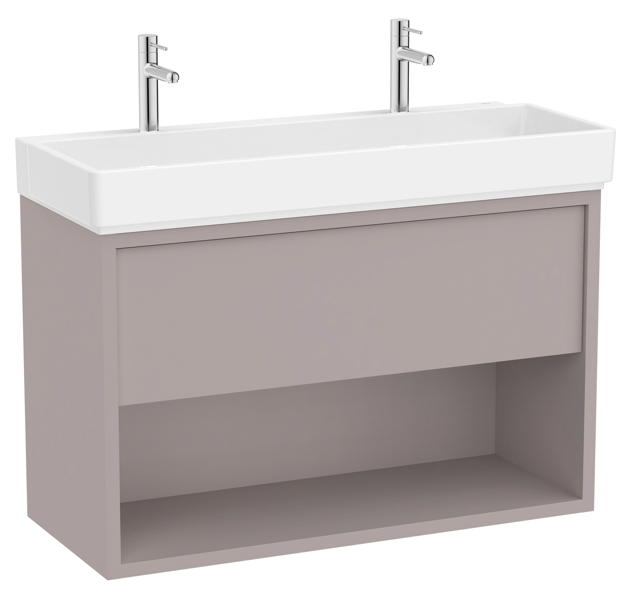 Roca Tura umywalka z szafką 100 cm szlachetny szary A852038559