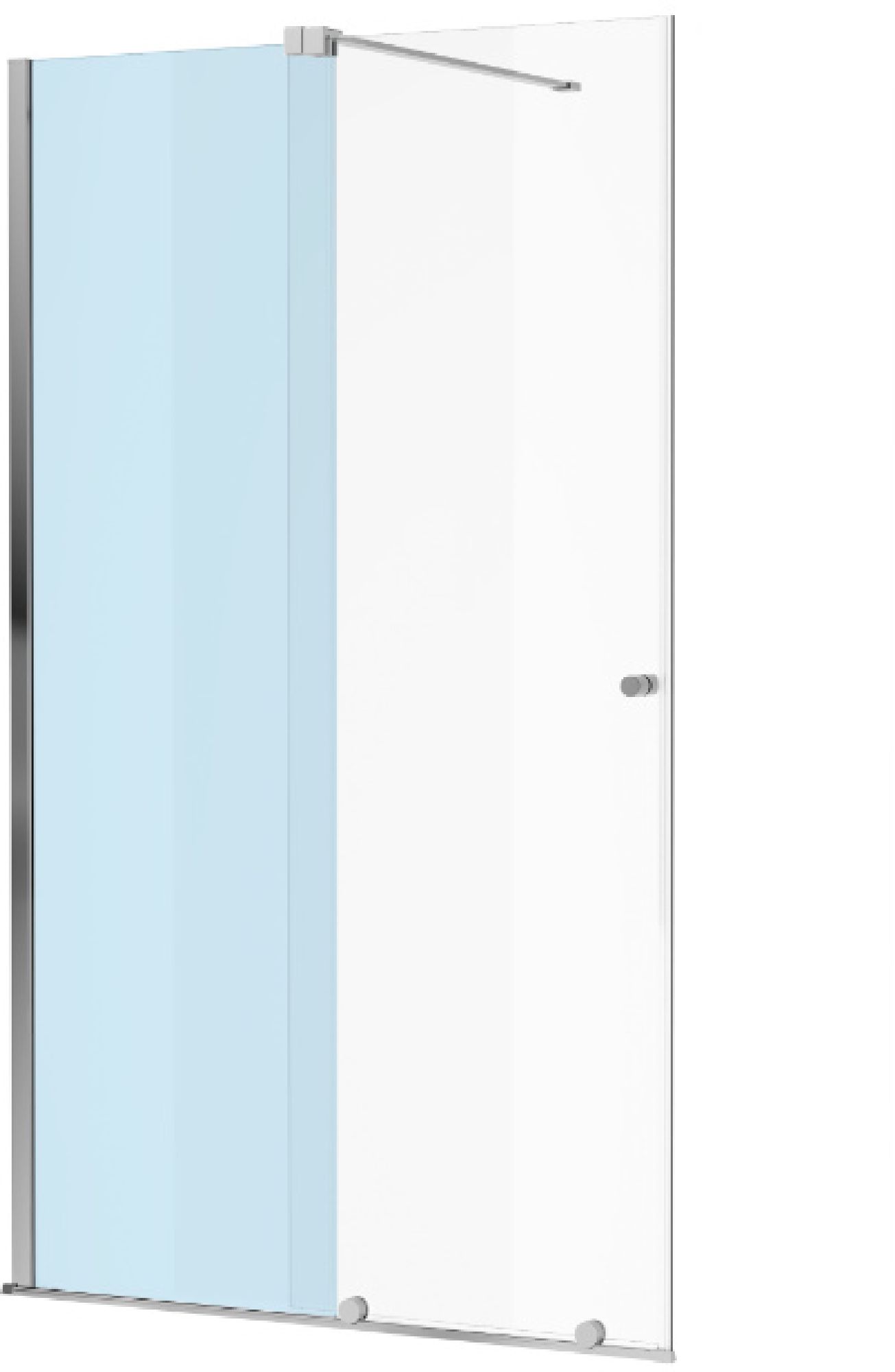Excellent Ortigo drzwi prysznicowe 140 cm rozsuwane chrom /szkło przezroczyste KAEX.5007.01.1400.LP2/2