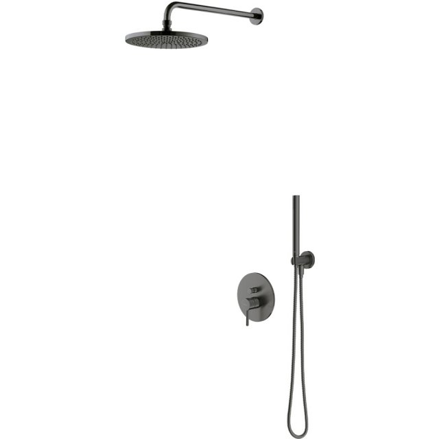 OMNIRES System prysznicowy podtynkowy Y grafit szczotkowany SYSY35GR