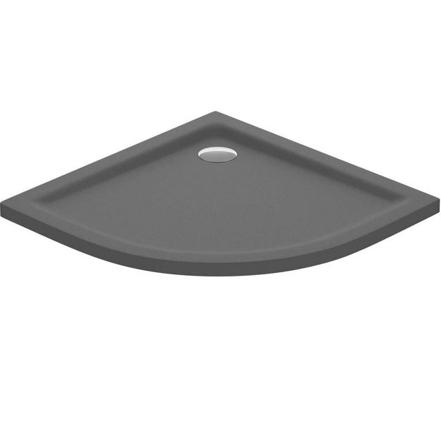 CERSANIT Brodzik półokrągły TAKO 90x4 szary mat S204-036