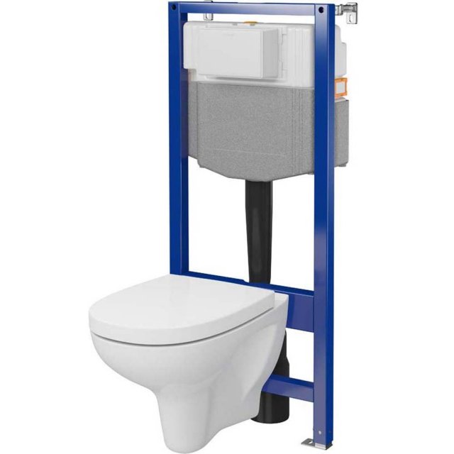 CERSANIT Zestaw podtynkowy AQUA PLUS mechaniczny z miską ARTECO i des