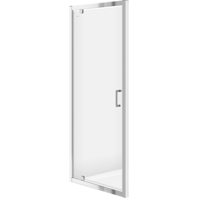 CERSANIT Drzwi kabiny prysznicowej ZIP chrom szkło transparentne 90x1