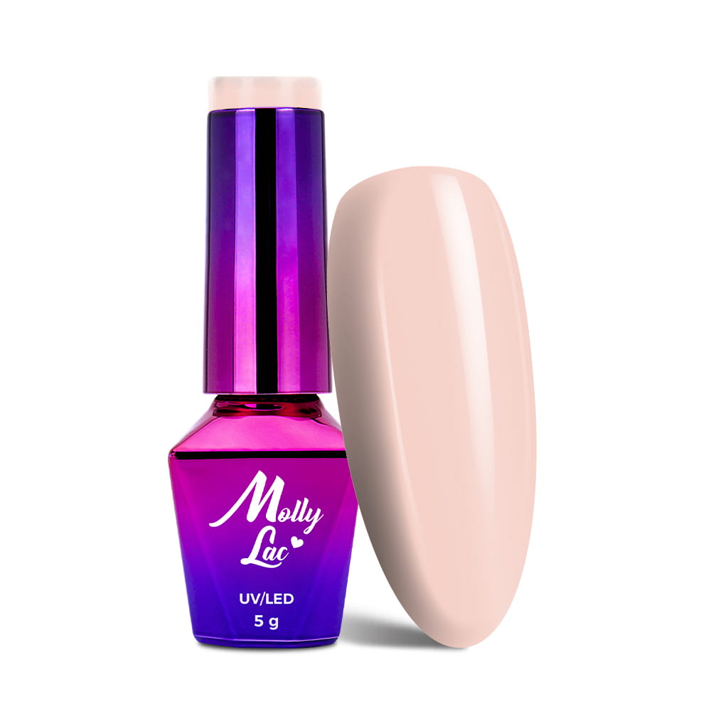 Lakier hybrydowy MollyLac Skin & Make Up Coverage 5 g Nr 306