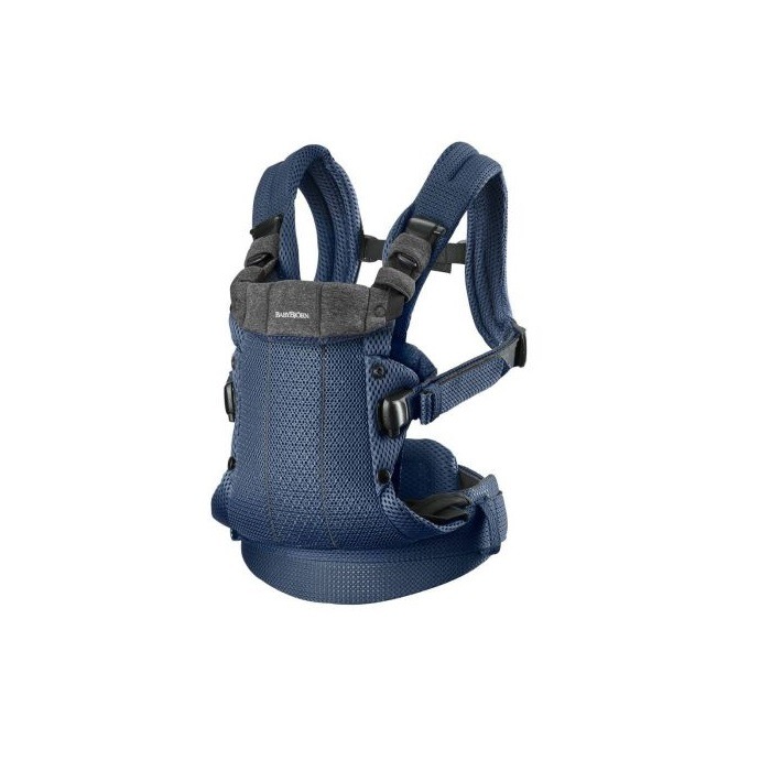 BabyBjorn Harmony 3D Mesh - nosidełko dla dzieci od narodzin do 3 roku życia-Granatowy