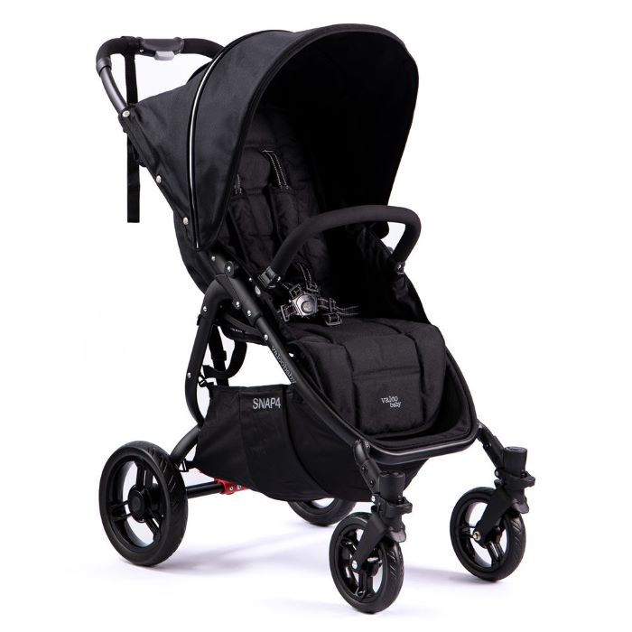 Valco Baby Snap4 - wózek spacerowy + okrycie na nóżki-Coal Black