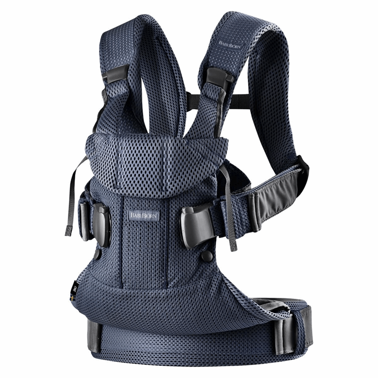 BabyBjorn, One Air - nosidełko ergonomiczne-Granatowy