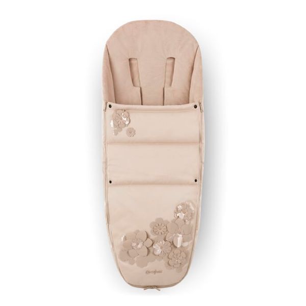 Cybex Śpiworek Platinum do wózków Priam, Mios i Balios -Simply Flowers Nude Beige