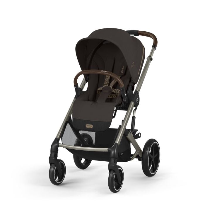 Balios S Lux - wózek spacerowy-Chocolate Brown (Taupe Frame)