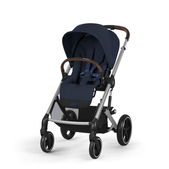 Balios S Lux - wózek spacerowy-Ocean Blue (Silver Frame)