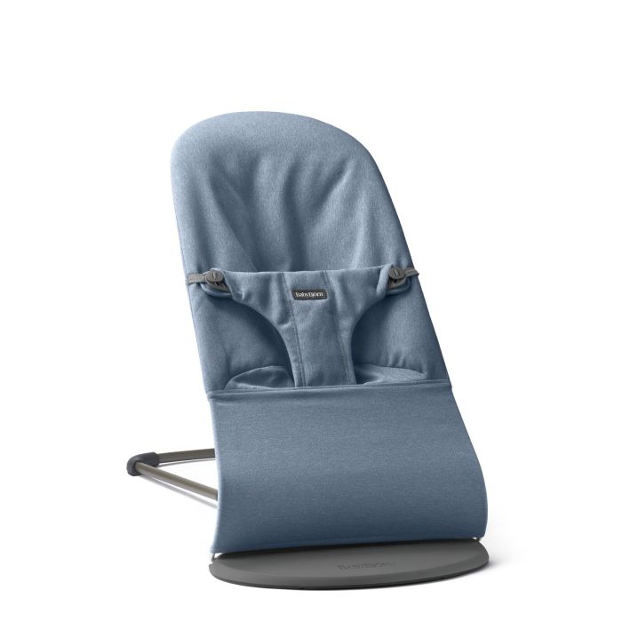 BabyBjorn Leżaczek Bliss -Woven Niebieski Melanż