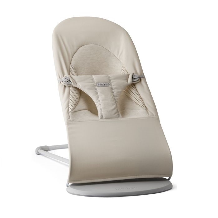 BabyBjorn Leżaczek Balance Soft-Woven/Jersey Tri Fabric Jasny Beż