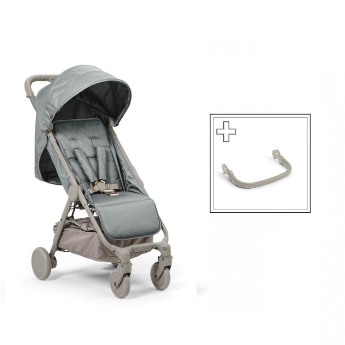 Elodie Details Mondo - wózek spacerowy + pałąk do wózka-Pebble Green New