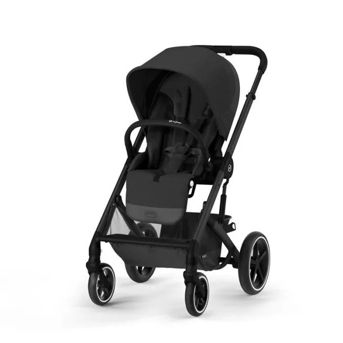 Balios S Lux - wózek spacerowy-Moon Black (Black Frame) 2023