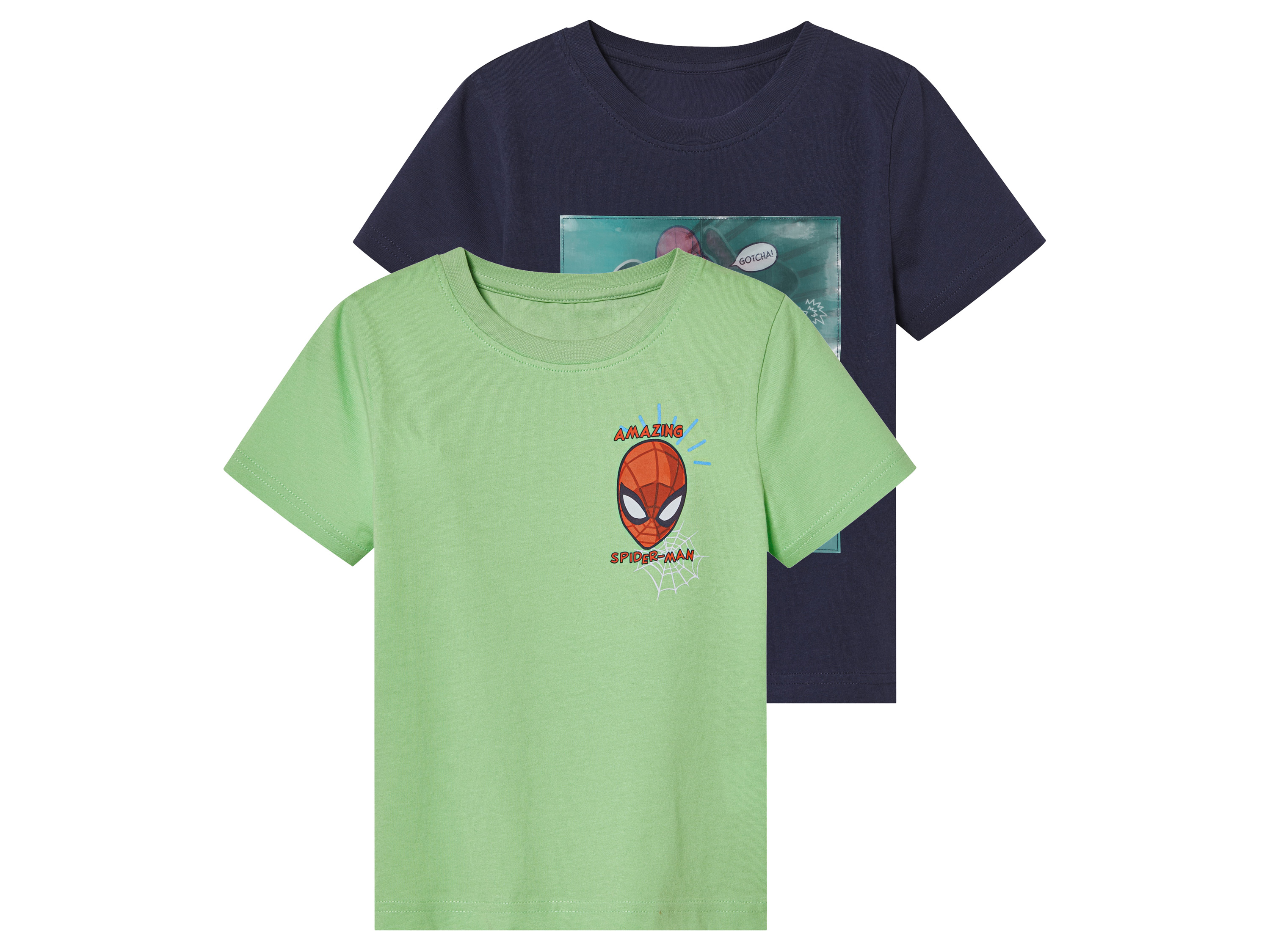 T-shirt dziecięcy z bawełny, 2 sztuki Spiderman, 98/104