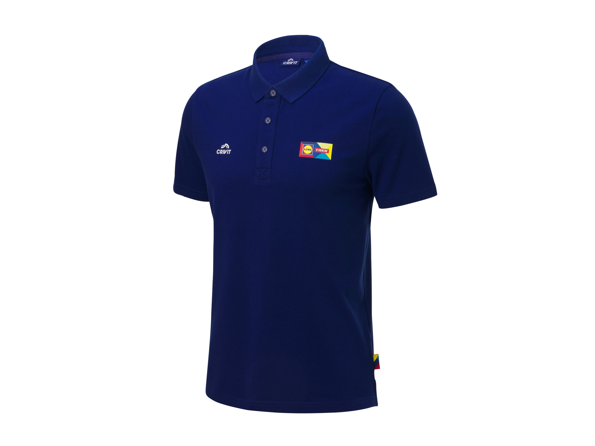 Crivit T-shirt polo funkcyjny męski z kolekcji Lidl-Trek Niebieski, L 52/54