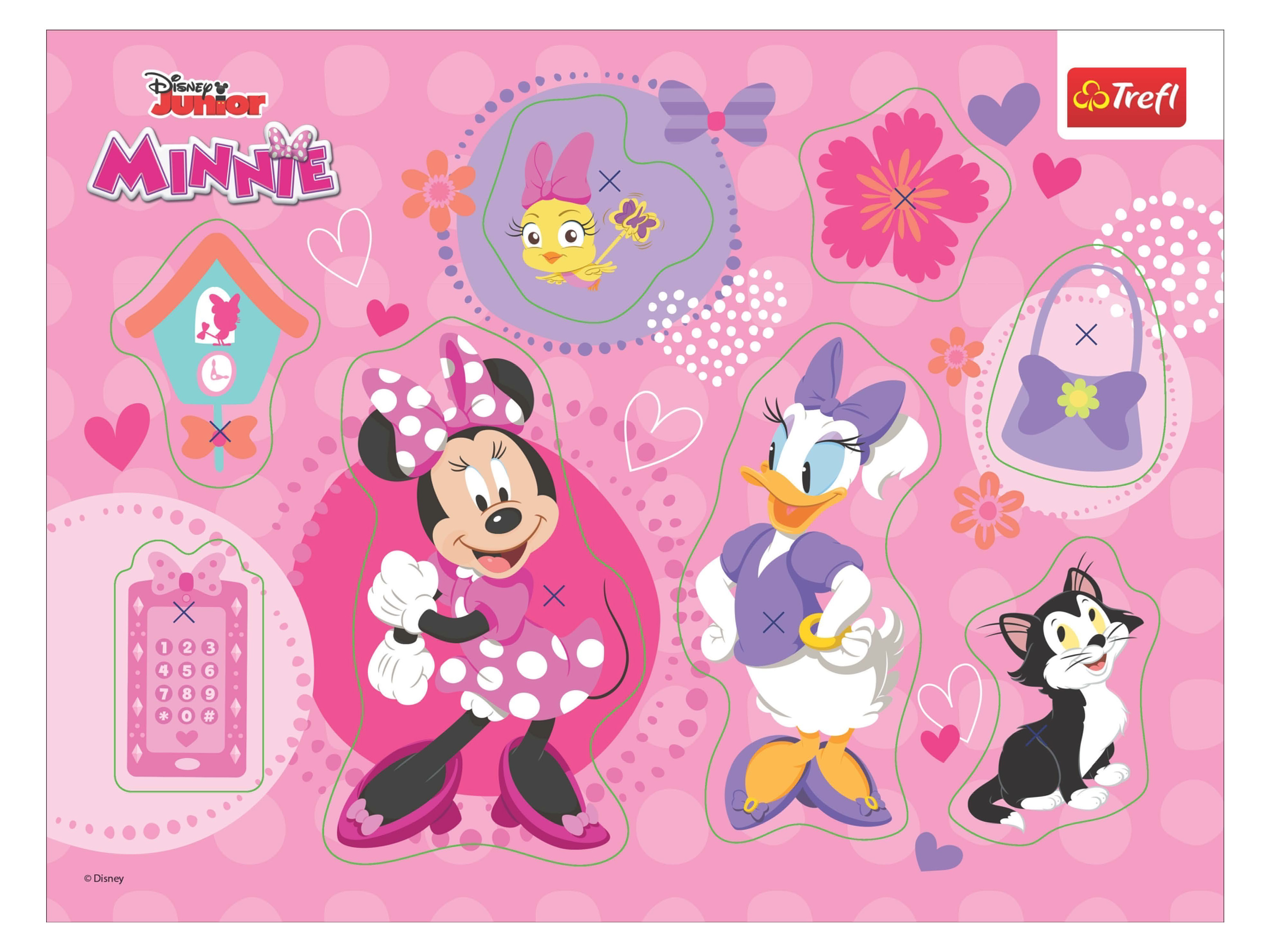 Trefl Puzzle drewniane Myszka Minnie