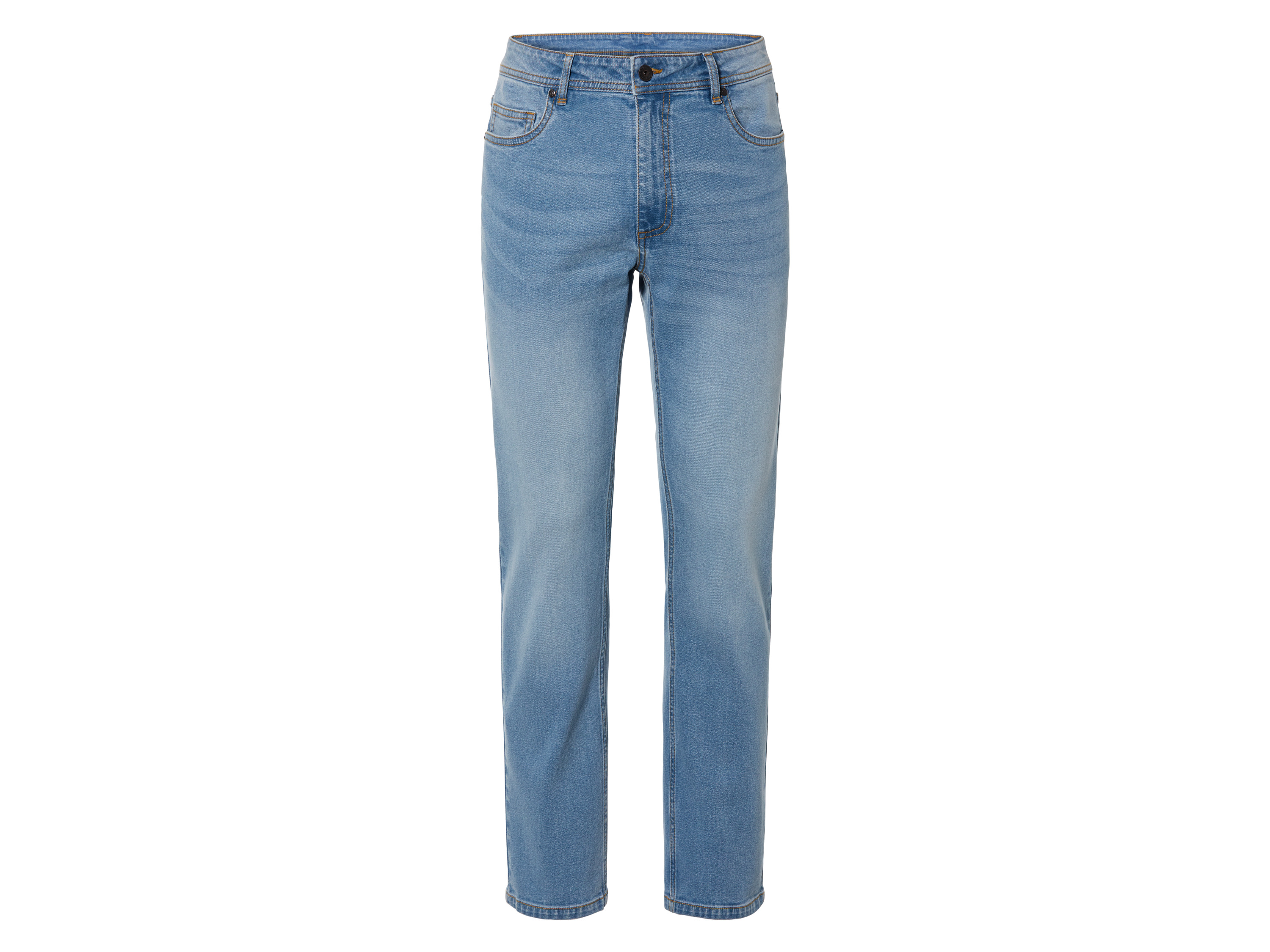 Livergy Jeansy męskie, straight fit 52 36/32, Niebieski
