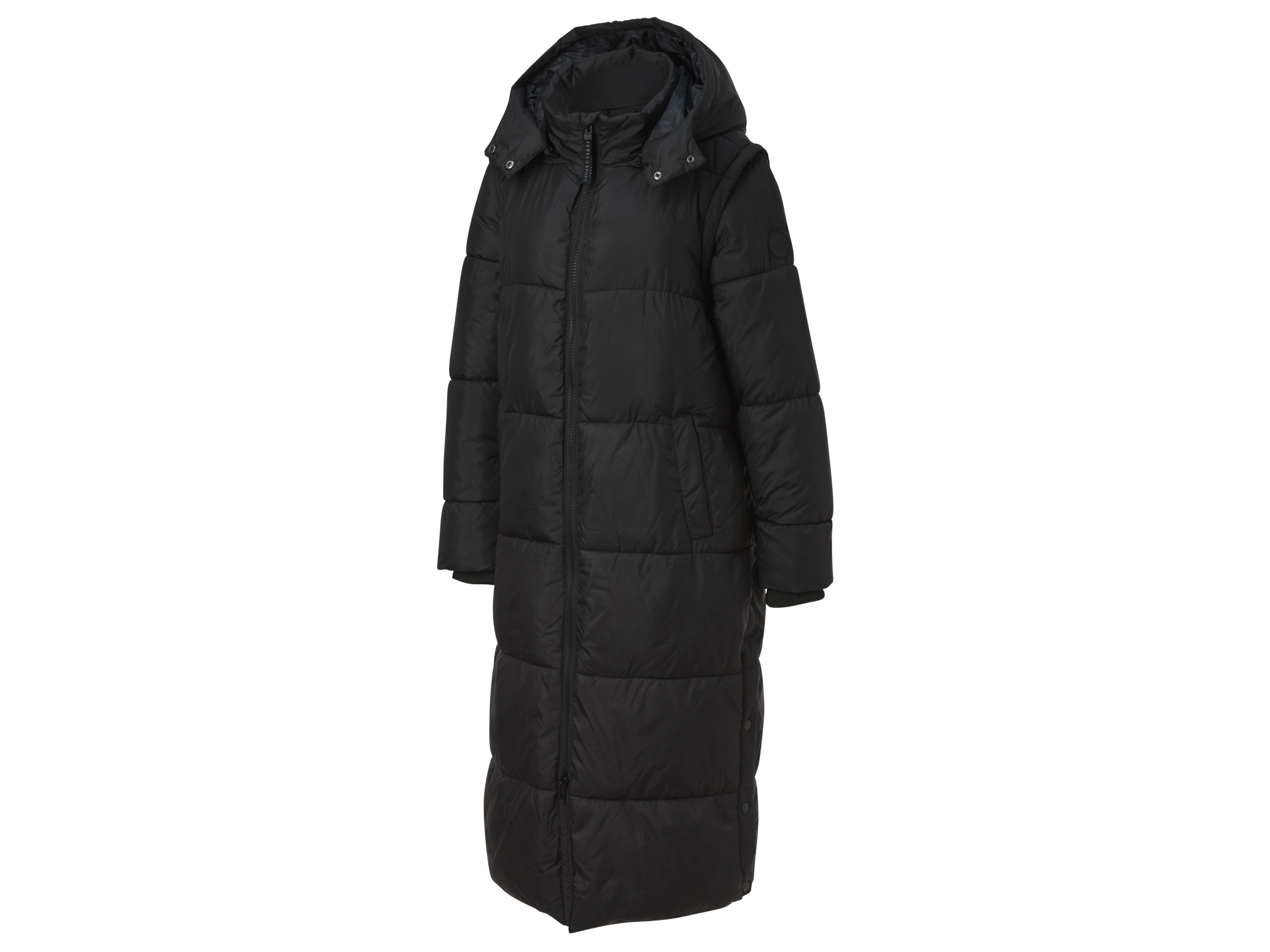Crivit Kurtka pikowana 2w1 damska, z odpinanymi rękawami XS 32/34, Czarny